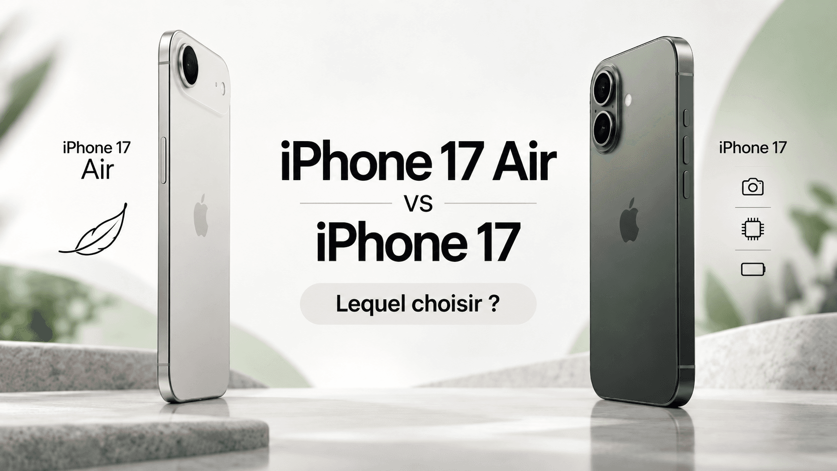 iPhone 17 Air vs iPhone 17 : lequel choisir en 2026 ?
